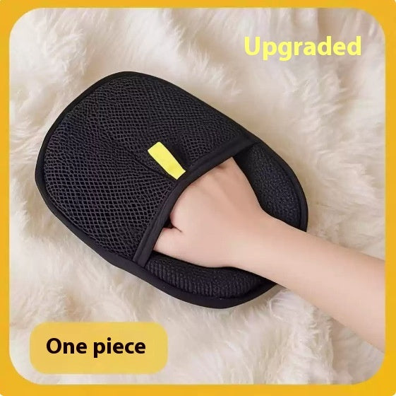Premium 2-in-1 Pet Grooming & De-shedding Glove – Gentle Massage Tool