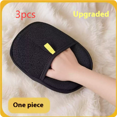 Premium 2-in-1 Pet Grooming & De-shedding Glove – Gentle Massage Tool