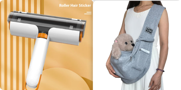 2-in-1 Pet Hair Remover Roller – Reusable Lint Cleaner for Dog & Cat Fur