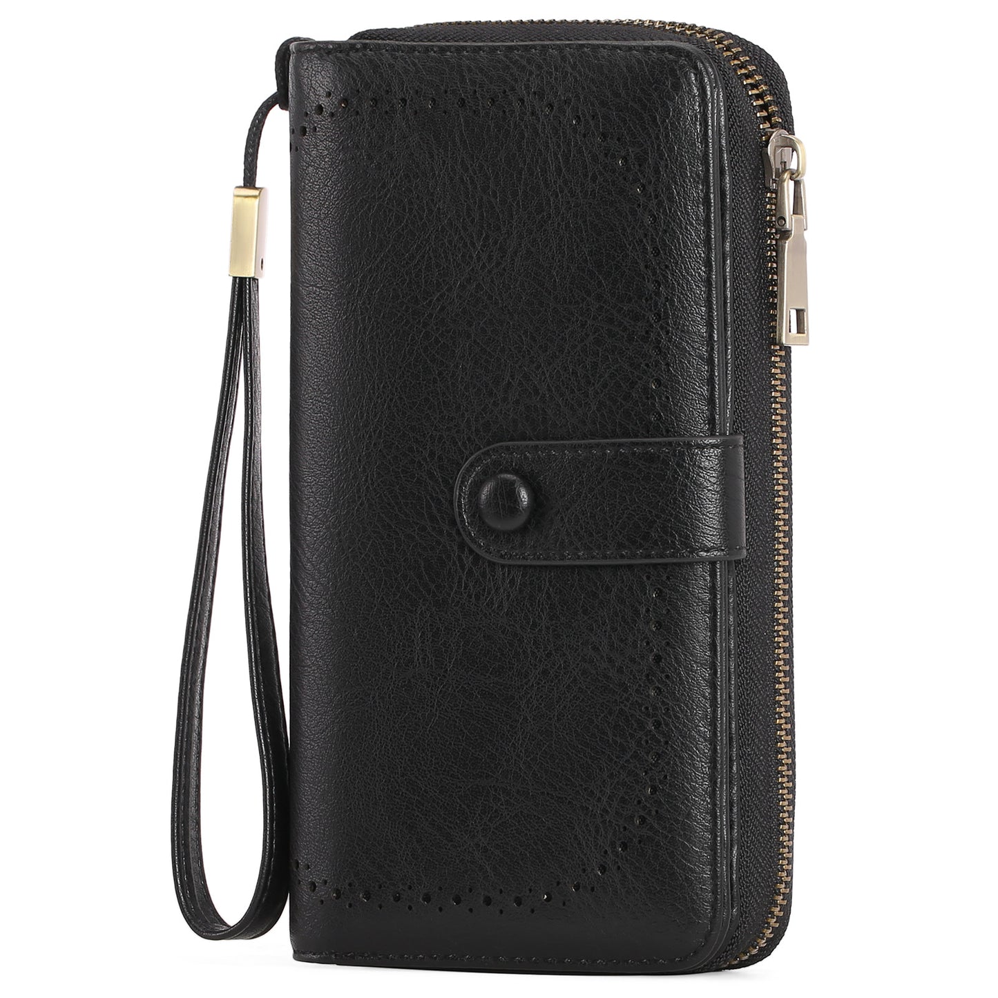 Women’s RFID Long Wallet & Passport Holder – Multi Card Travel Organizer Bag