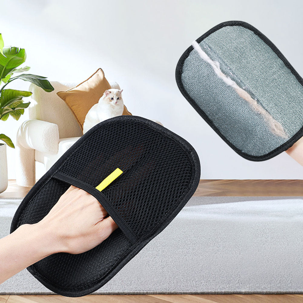 Premium 2-in-1 Pet Grooming & De-shedding Glove – Gentle Massage Tool