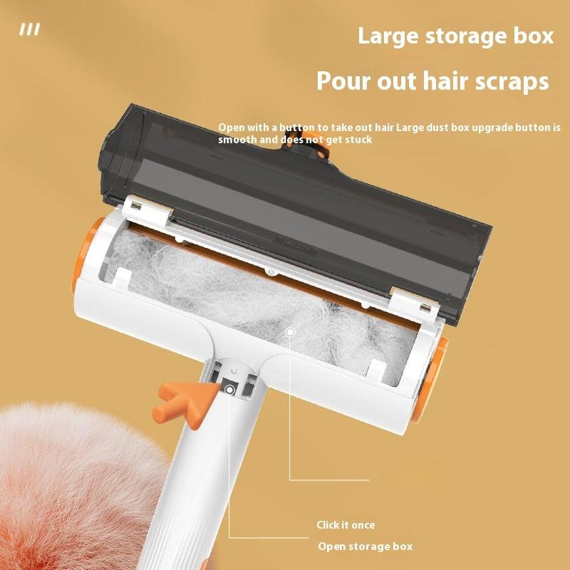 2-in-1 Pet Hair Remover Roller – Reusable Lint Cleaner for Dog & Cat Fur