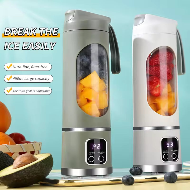 Personal Batidora Portatil Use Mini Blender Home USB 6 Blades Juicer Machine Rechargeable Fruit Juice Portable Blenders