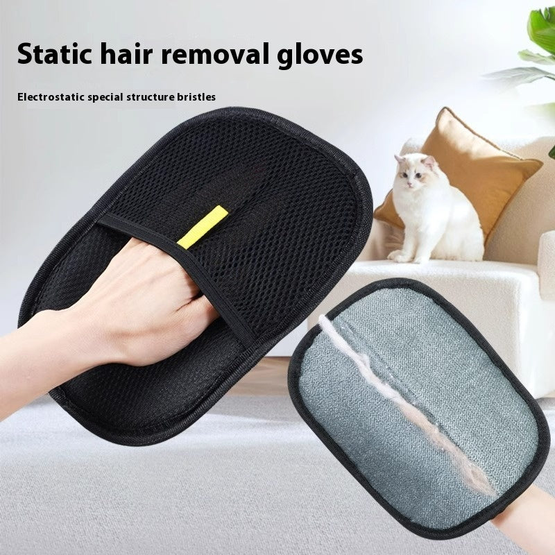 Premium 2-in-1 Pet Grooming & De-shedding Glove – Gentle Massage Tool