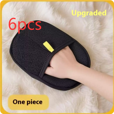 Premium 2-in-1 Pet Grooming & De-shedding Glove – Gentle Massage Tool
